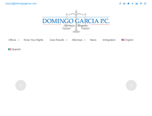 Tablet Screenshot of domingogarcia.com